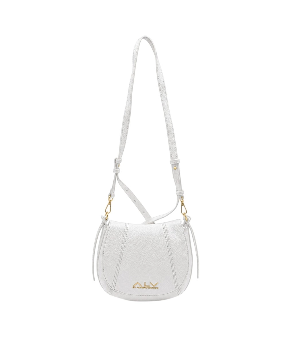 ALV By Alviero Martini - Γυναικεία Τσάντα Saddle Diana ALVB13001-875 Λευκό
