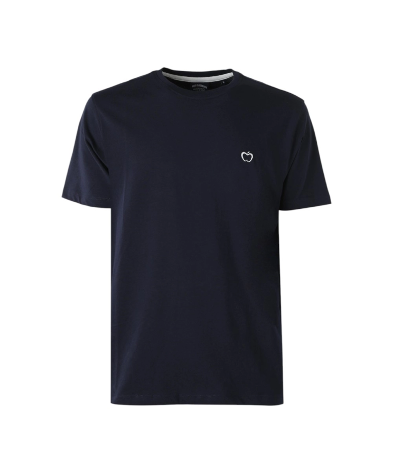 Baci & Abbracci - Ανδρικό T-shirt Crew Neck with Logo BAM3381-NAVY Mπλε Ναυτικό