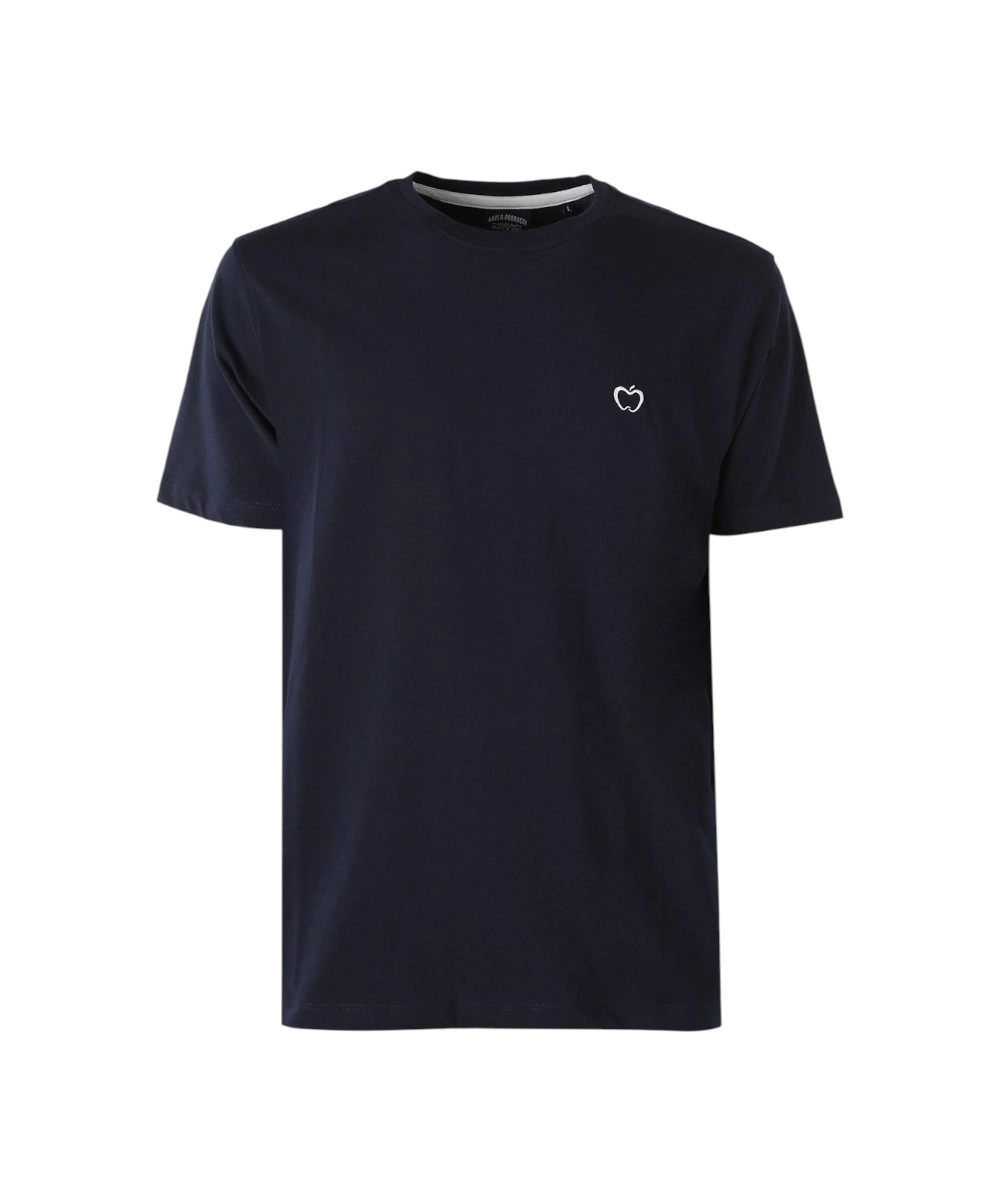 Baci & Abbracci - Ανδρικό T-shirt Crew Neck with Logo BAM3381-NAVY Mπλε Ναυτικό