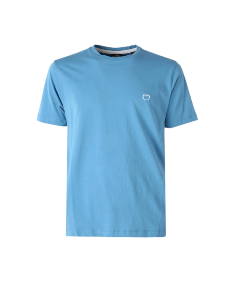 Baci & Abbracci - Ανδρικό T-shirt Crew Neck with Logo BAM3381-OCEANO Γαλάζιο