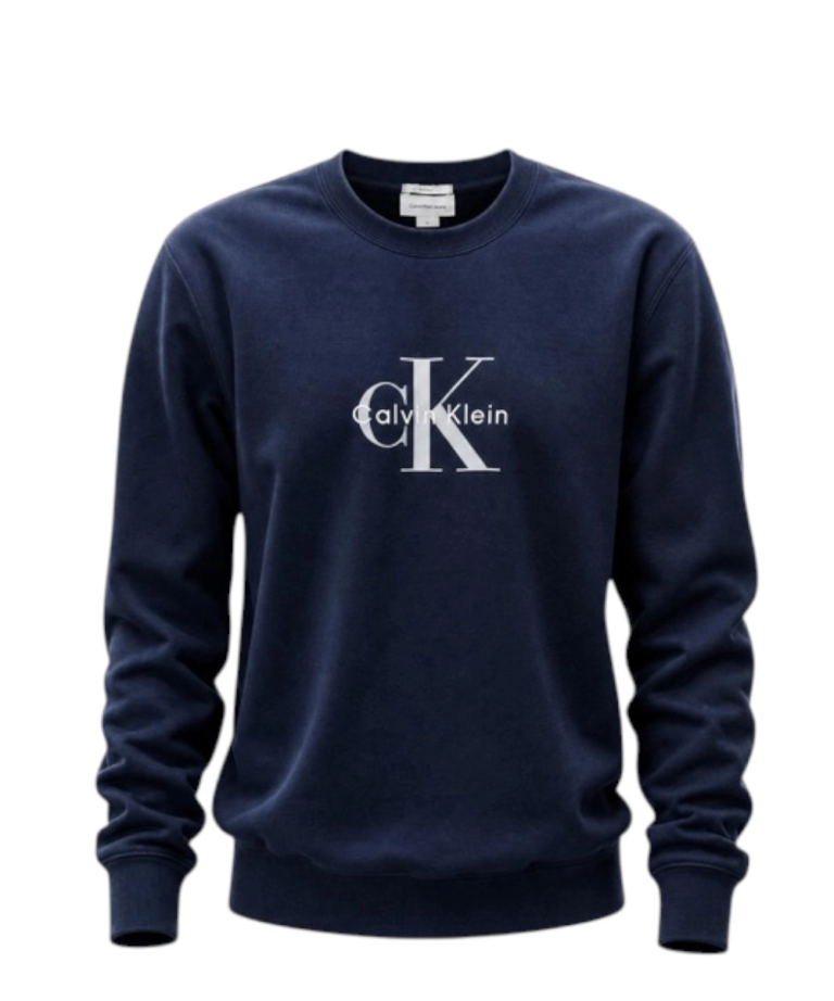 Calvin Klein - Ανδρική Μακρυμάνικη Μπλούζα Non-Brushed LV04RG278G-CEF Μπλε