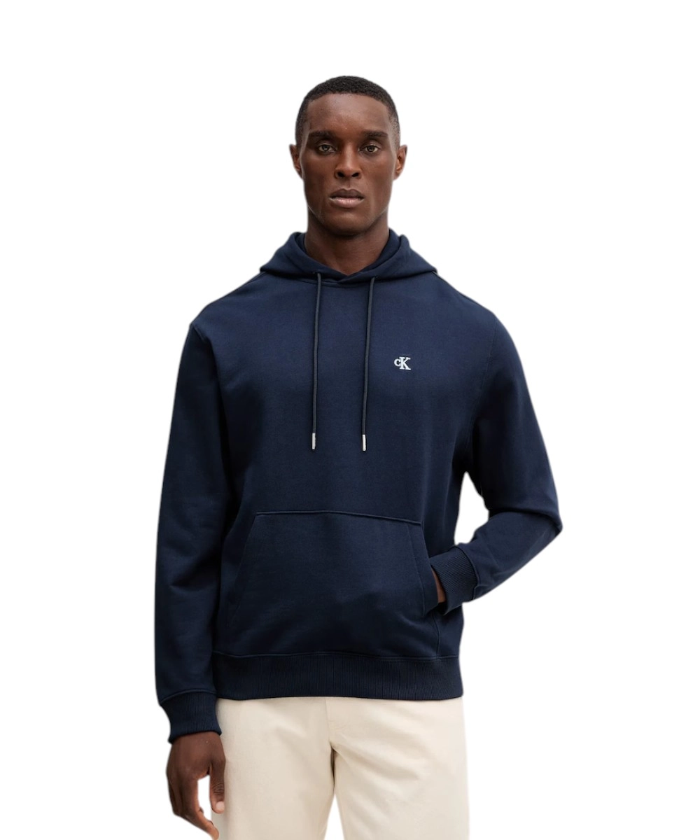 Calvin Klein - Ανδρική Μακρυμάνικη Φούτερ French Terry Monogram LV04RC297G-CEF Μπλε