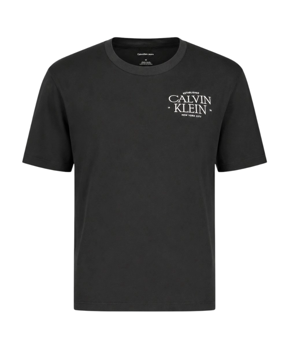 Calvin Klein - Γυναικείο T-Shirt Classic Left Chest Graphic LV047G836G-UB1 Μαύρο