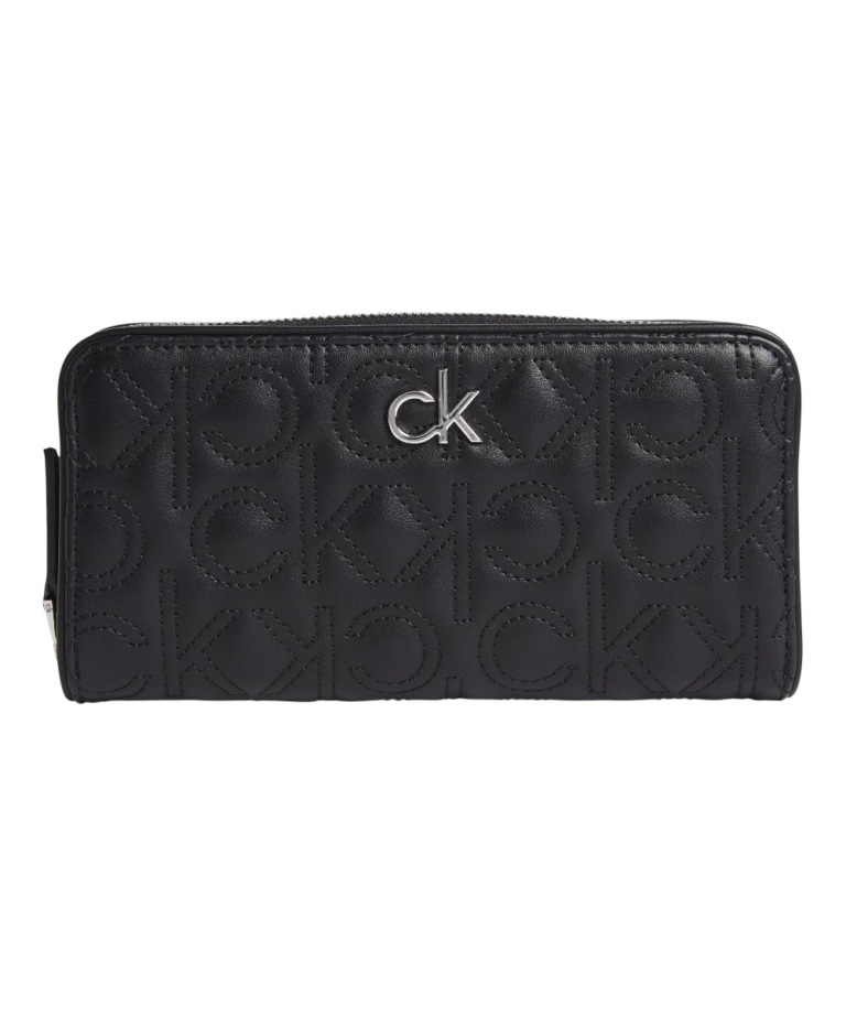 Calvin Klein - Γυναικείο Πορτοφόλι Re-Lock Z/A LG Quilt K60K608607-BAX Μαύρο