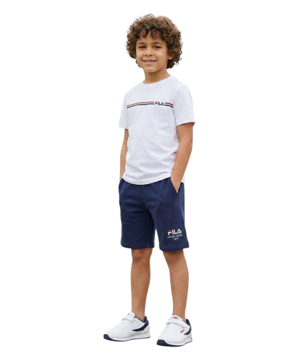 Fila - Παιδικό Σορτς Για Αγόρι Benna FAK0497-50004 Μπλε