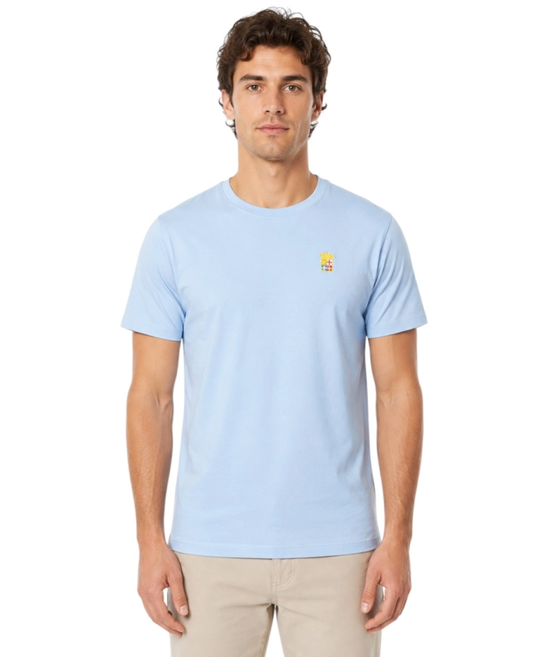 Marina Militaire - Ανδρικό Κοντομάνικο Μπλουζάκι T-Shirt MYT189C-0005 Σιέλ