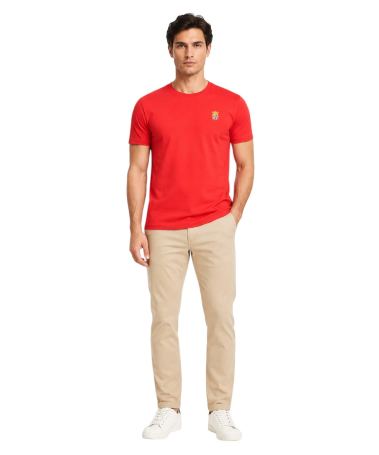Marina Militaire - Ανδρικό Κοντομάνικο Μπλουζάκι T-Shirt MYT189C-0006 Κόκκινο