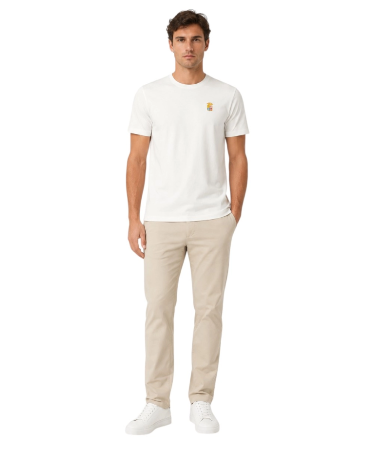 Marina Militaire - Ανδρικό Κοντομάνικο Μπλουζάκι T-Shirt MYT189C-0010 Λευκό