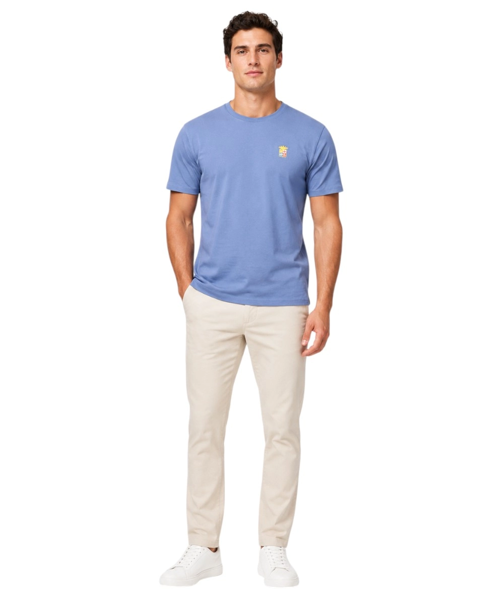 Marina Militaire - Ανδρικό Κοντομάνικο Μπλουζάκι T-Shirt MYT189C-0049 Μπλε Ραφ