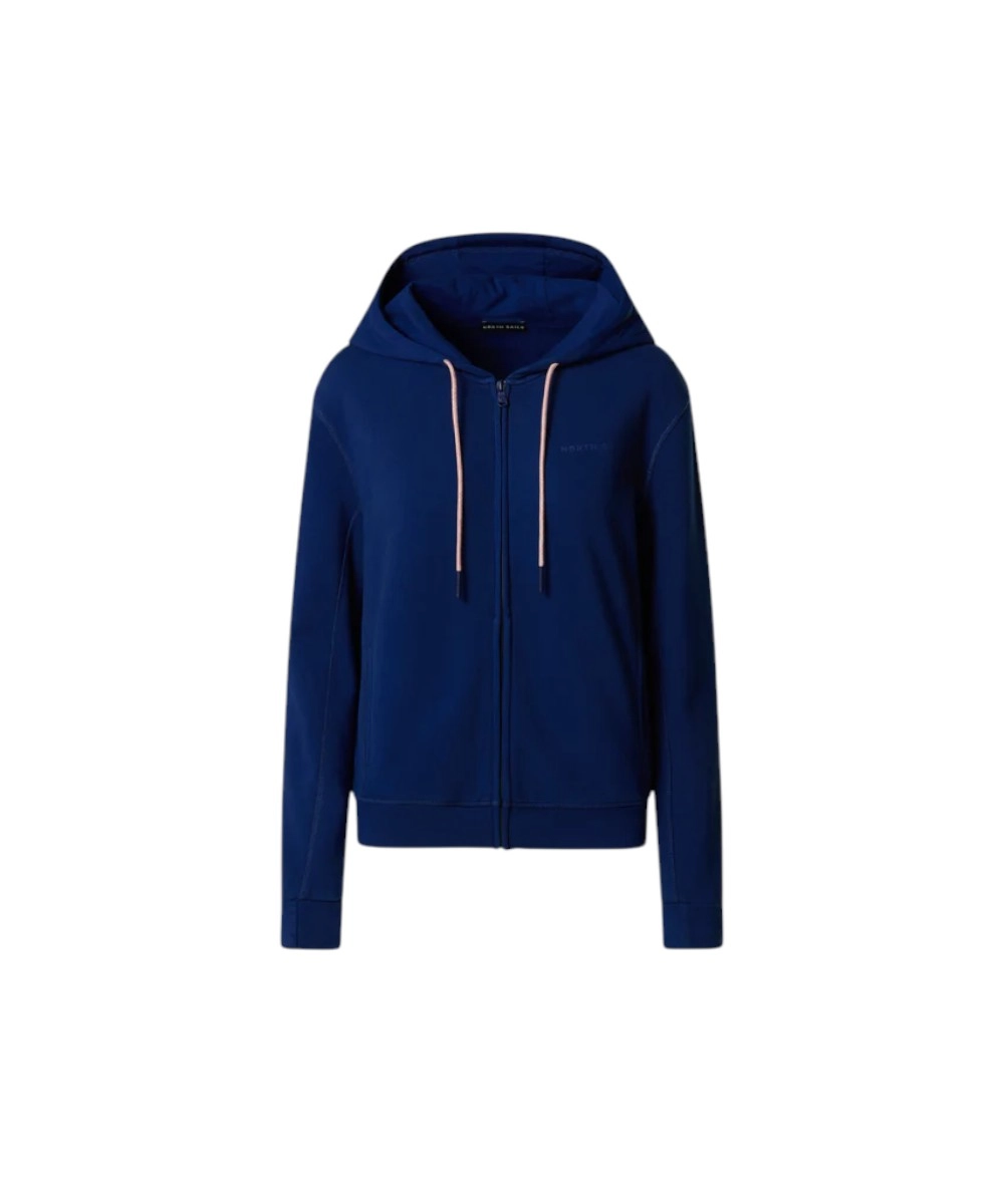 North Sails- French Terry zipper 091241-000-0805 Μπλε Ναυτικό