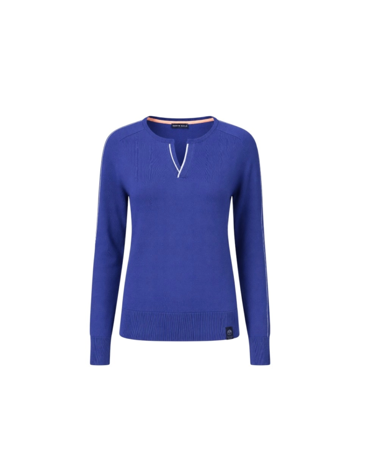 North Sails- Γυναικεία Μπλούζα Πουλόβερ Viscose Cotton 095536-000-0805 Μπλε Ναυτικό