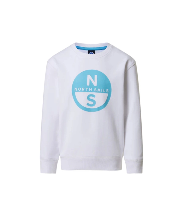 North Sails - Παιδικό Μακρυμάνικο Πουλόβερ 792093-000-0101 Λευκό