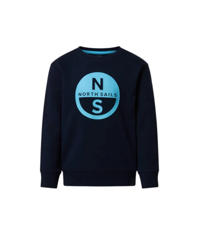 North Sails - Παιδικό Μακρυμάνικο Πουλόβερ 792093-000-0802 Μπλε Ναυτικό