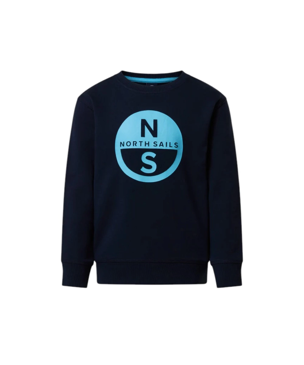 North Sails - Παιδικό Μακρυμάνικο Πουλόβερ 792093-000-0802 Μπλε Ναυτικό