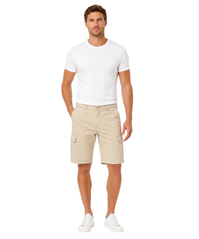 Scuola Nautica Italiana - Ανδρική Βερμούδα Cargo 838521-BEIGE Μπεζ