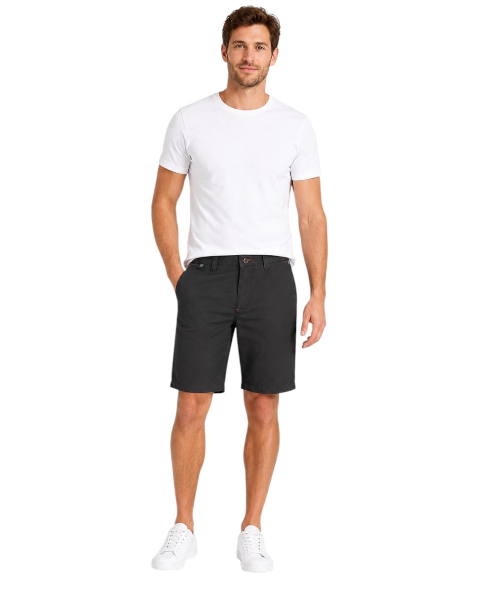 Scuola Nautica Italiana - Ανδρική Βερμούδα Chino 838520-BLACK Μαύρο