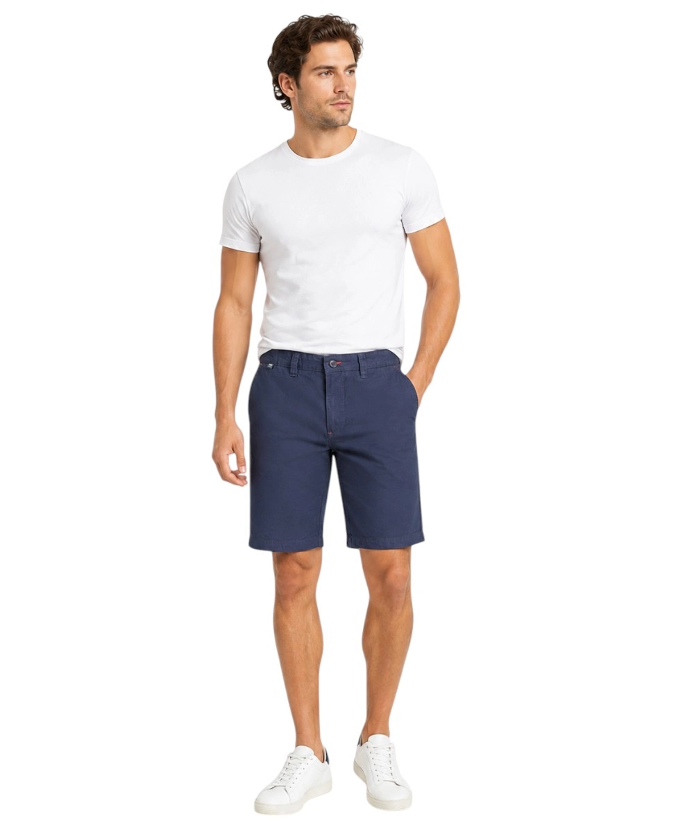 Scuola Nautica Italiana - Ανδρική Βερμούδα Chino 838520-NAVY Μπλε