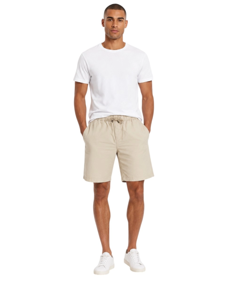 Scuola Nautica Italiana - Ανδρική Βερμούδα Chino 858526-BEIGE Μπεζ