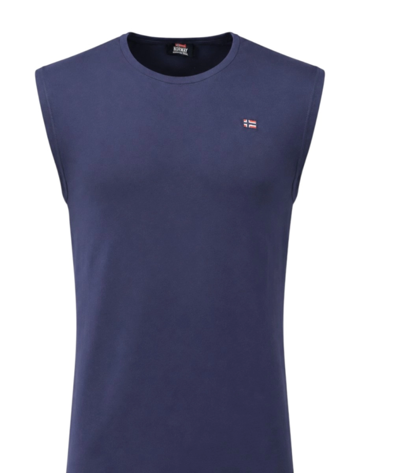 Scuola Nautica Italiana - Ανδρικό T-shirt Αμάνικο 835915-NAVY Μπλε