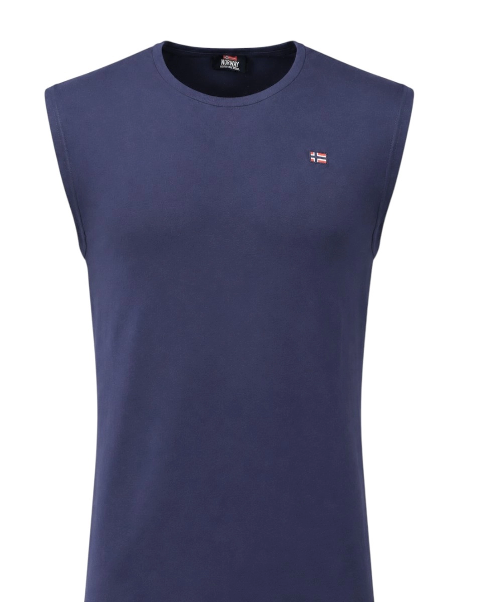 Scuola Nautica Italiana - Ανδρικό T-shirt Αμάνικο 835915-NAVY Μπλε