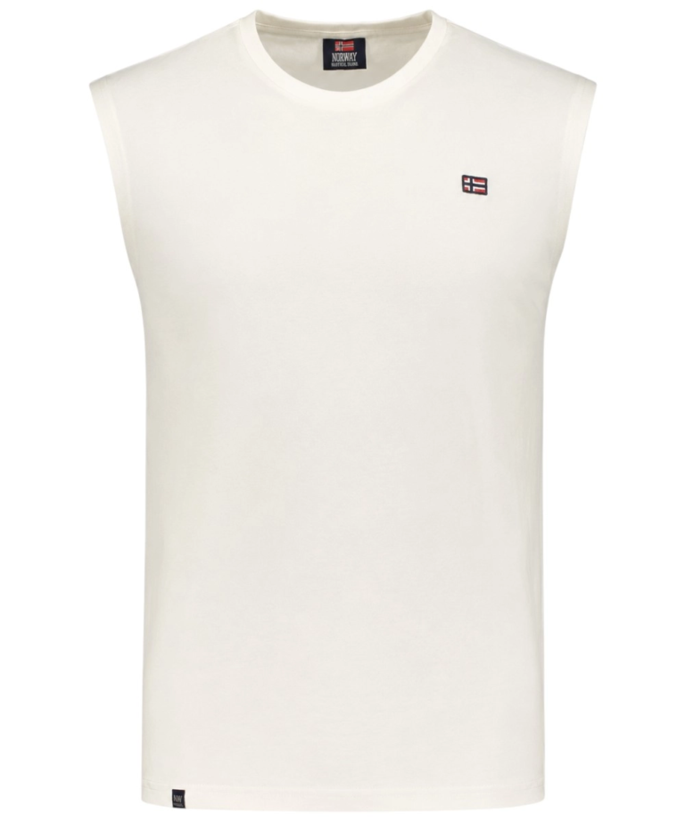 Scuola Nautica Italiana - Ανδρικό T-shirt Αμάνικο 835915-WHITE Λευκό
