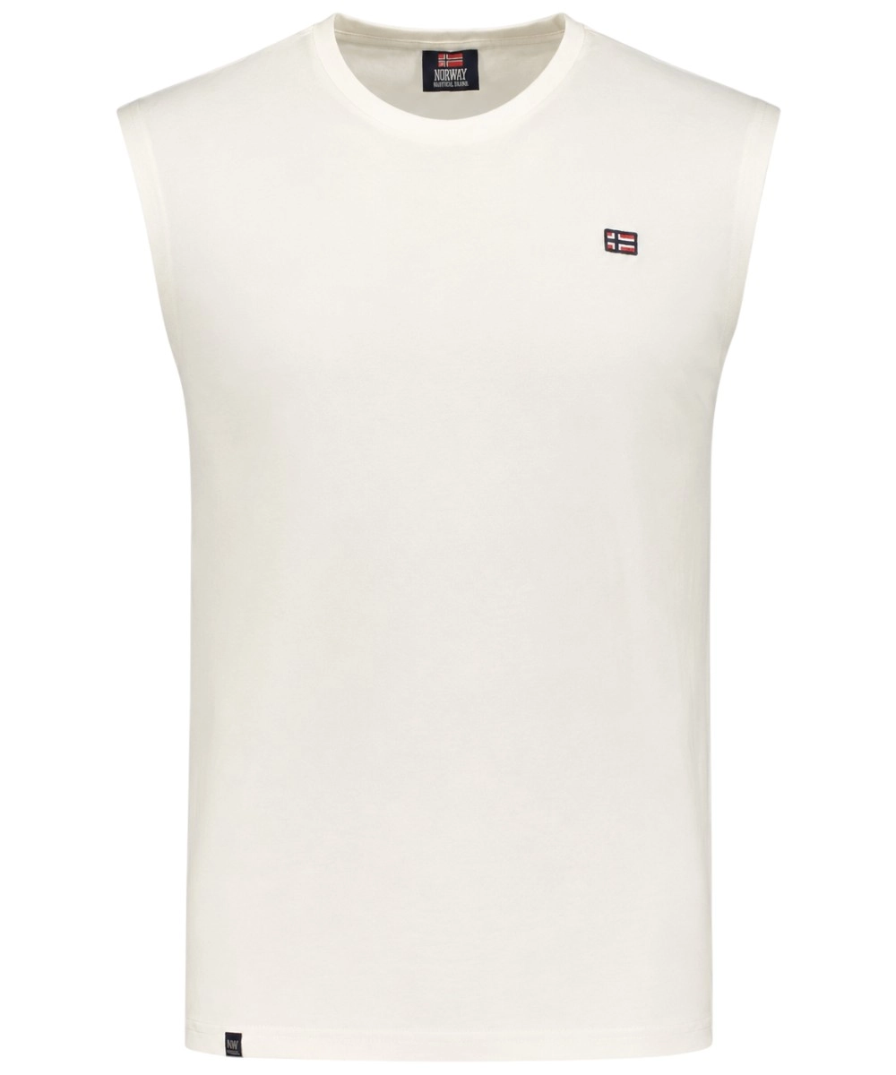 Scuola Nautica Italiana - Ανδρικό T-shirt Αμάνικο 835915-WHITE Λευκό