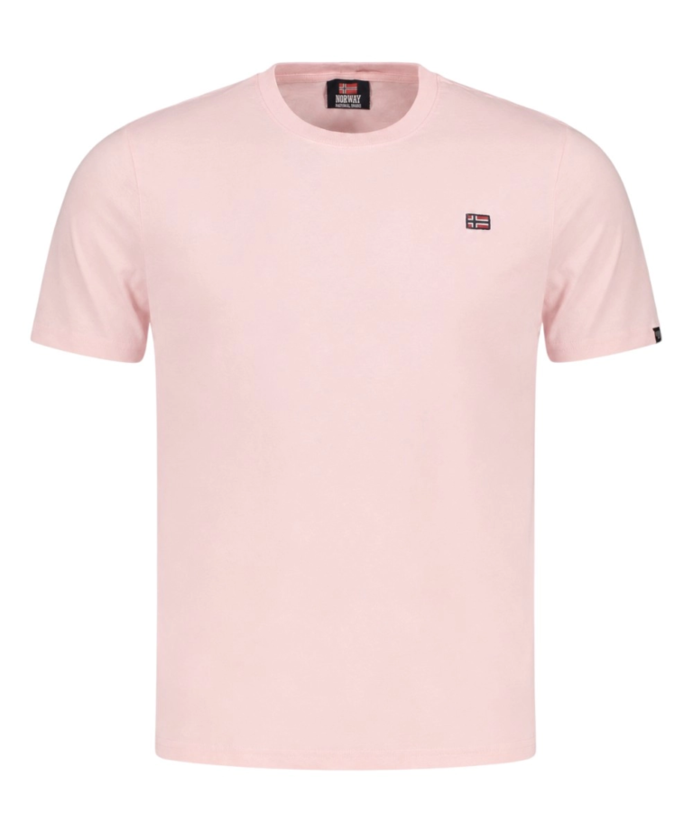 Scuola Nautica Italiana - Ανδρικό T-shirt Κοντομάνικο 836010-PINK Ροζ