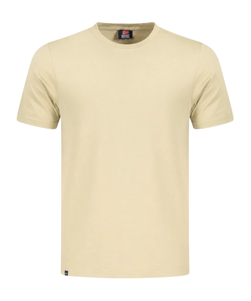 Scuola Nautica Italiana - Ανδρικό T-shirt Κοντομάνικο 846061-BEIGE Μπεζ