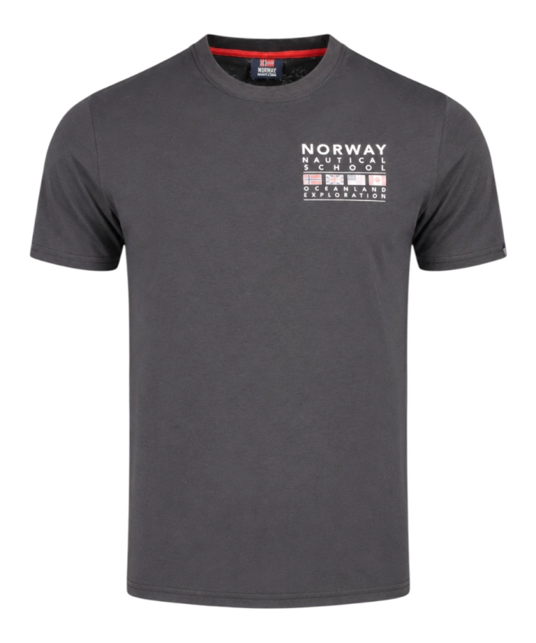 Scuola Nautica Italiana - Ανδρικό T-shirt Κοντομάνικο 866025-BLACK Μαύρο