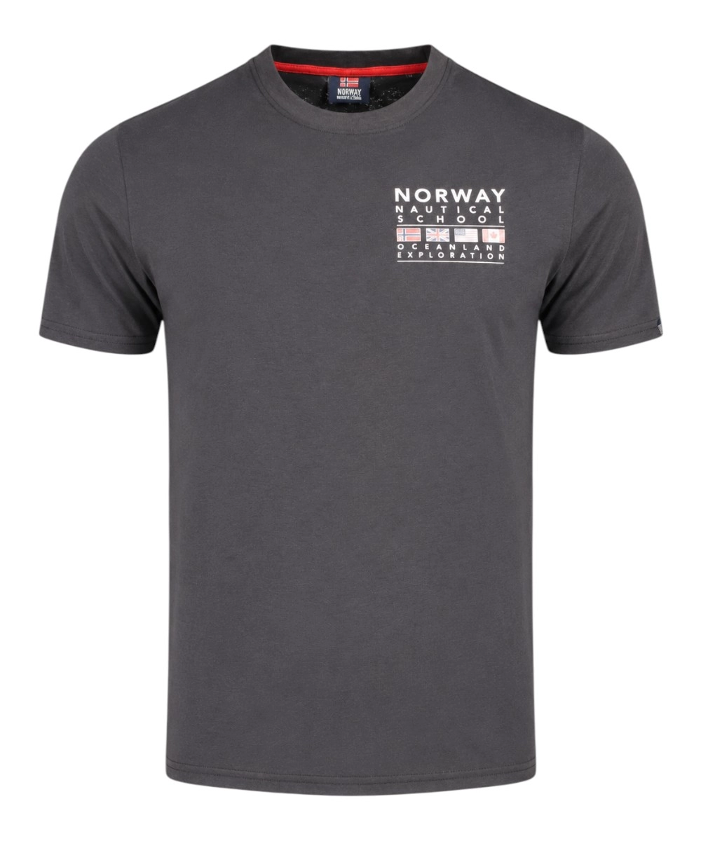 Scuola Nautica Italiana - Ανδρικό T-shirt Κοντομάνικο 866025-BLACK Μαύρο