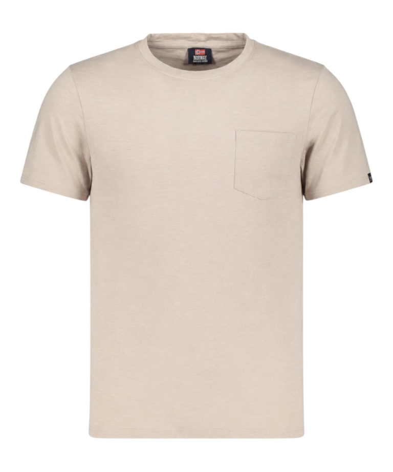 Scuola Nautica Italiana - Ανδρικό T-shirt Κοντομάνικο 866031-BEIGE Μπεζ