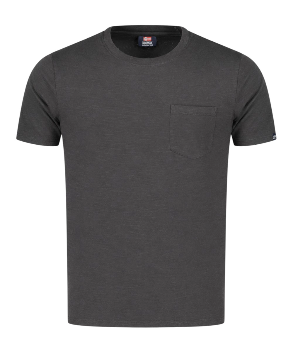 Scuola Nautica Italiana - Ανδρικό T-shirt Κοντομάνικο 866031-BLACK Μαύρο