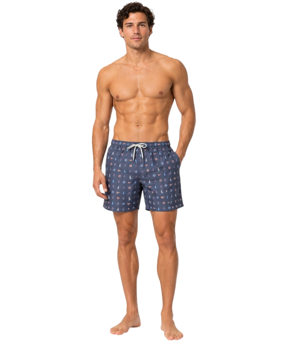 Scuola Nautica Italiana - Ανδρικό Μαγιό Σόρτς 869336-NAVY Μπλε