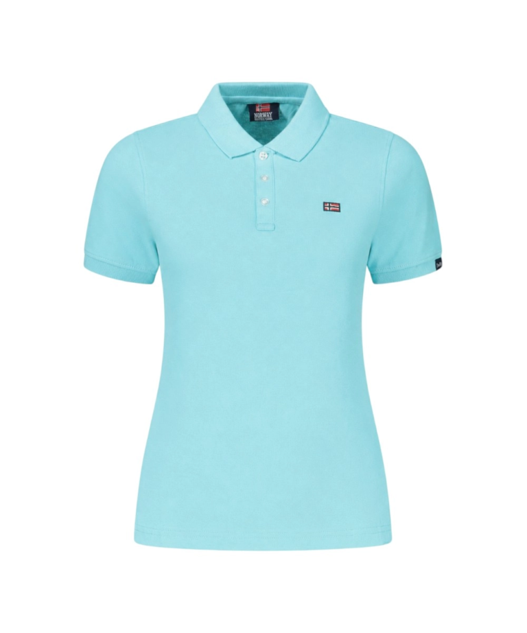 Scuola Nautica Italiana - Γυναικείο Μπλουζάκι Polo 858710-ACQUA Γαλάζιο