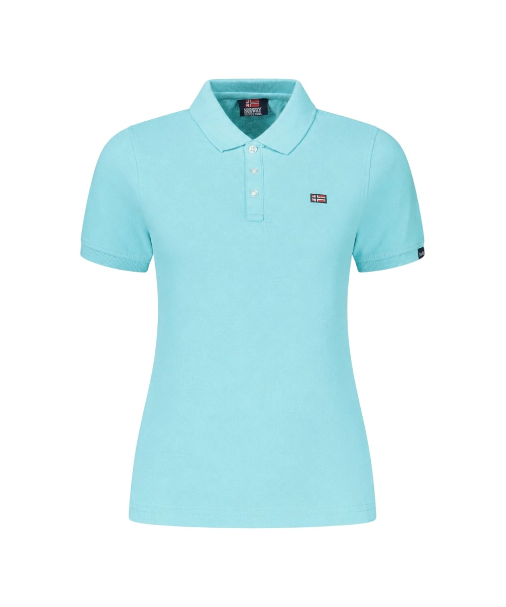Scuola Nautica Italiana - Γυναικείο Μπλουζάκι Polo 858710-ACQUA Γαλάζιο