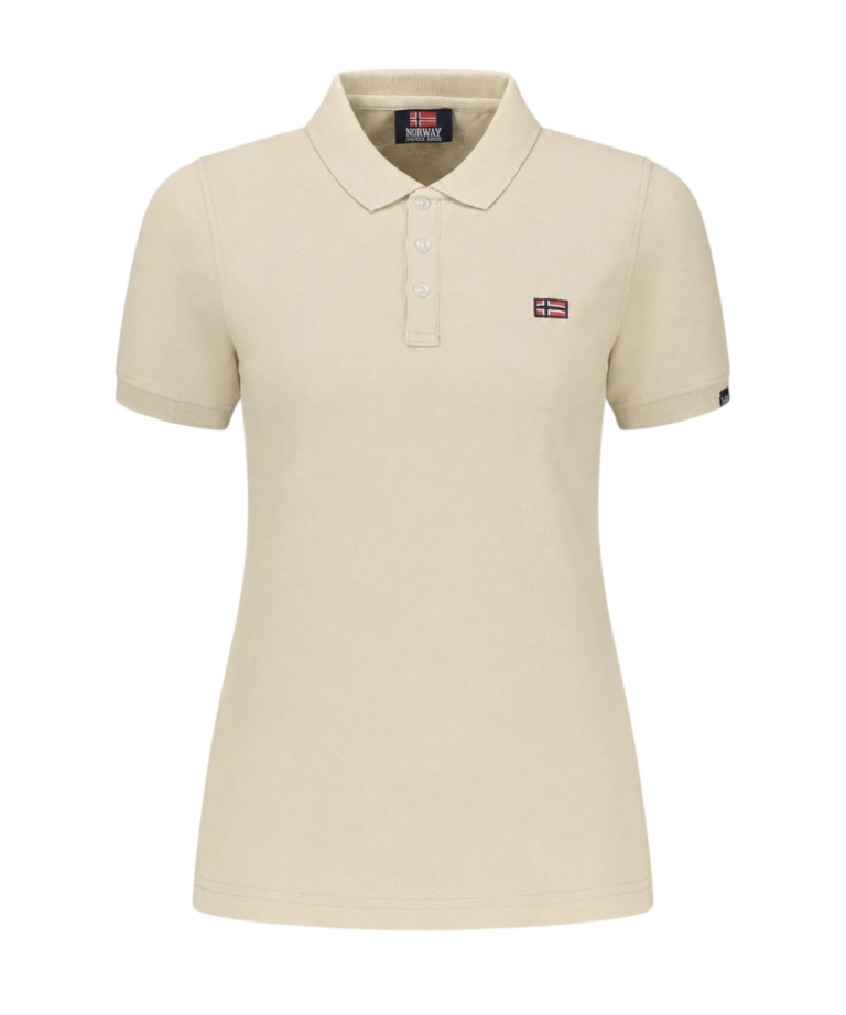 Scuola Nautica Italiana - Γυναικείο Μπλουζάκι Polo 858710-BEIGE Μπεζ