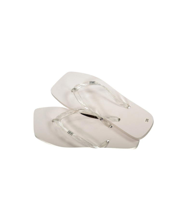 Scuola Nautica Italiana – Γυναικείες Σαγιονάρες Flip-Flops 861024-WHITE Λευκό