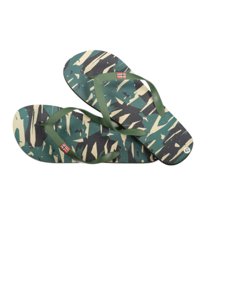 Scuola Nautica Italiana - Ανδρικές Παντόφλες Slipper 861013-ARMY Πράσινο