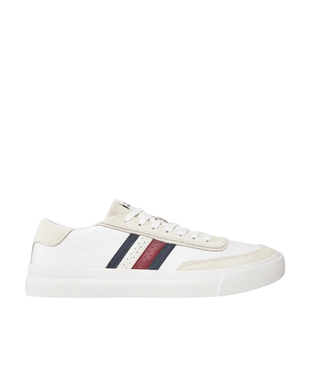 Tommy Hilfiger - Ανδρικά Sneakers Th Cupset Rwb Lth FM0FM04975-YBS Λευκό