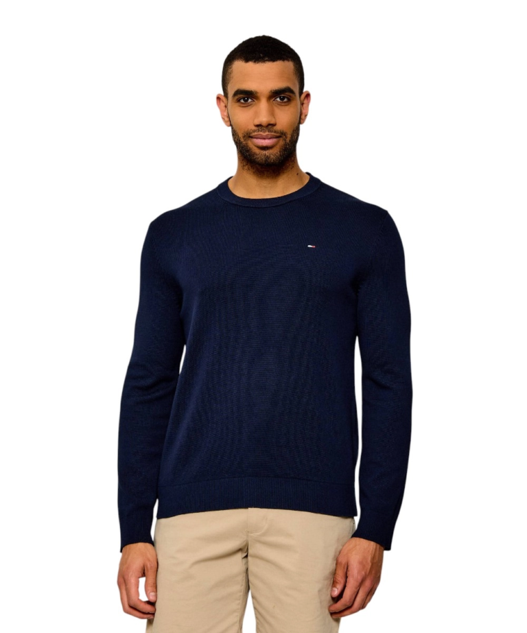 Tommy Hilfiger - Ανδρική Μπλούζα Lightweight Essential Flag DM0DM22853-C1G Μπλε