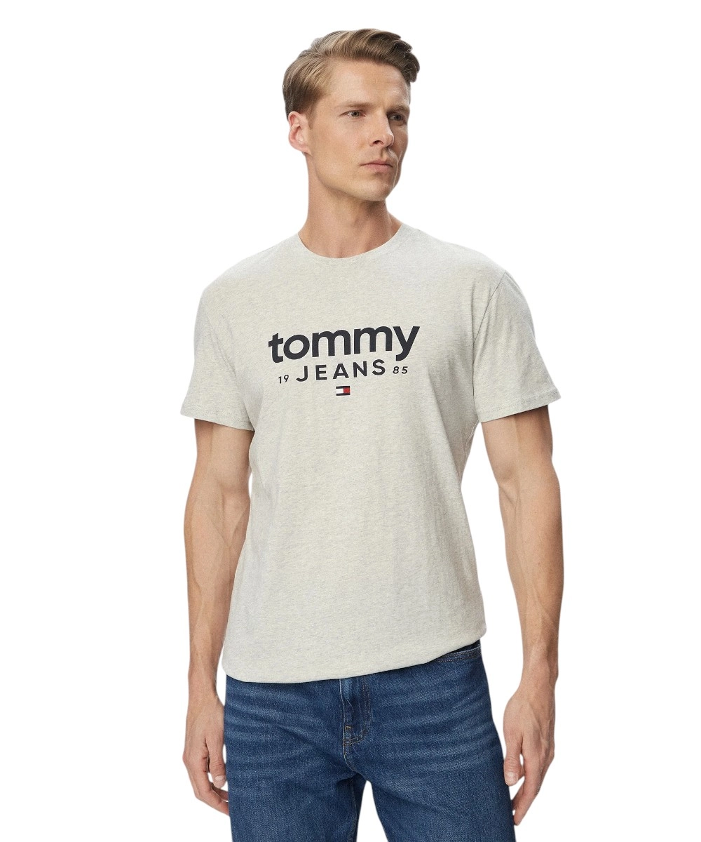 Tommy Hilfiger - Ανδρικό T-shirt Graphic Slim Fit DM0DM23376-P08 Γκρι