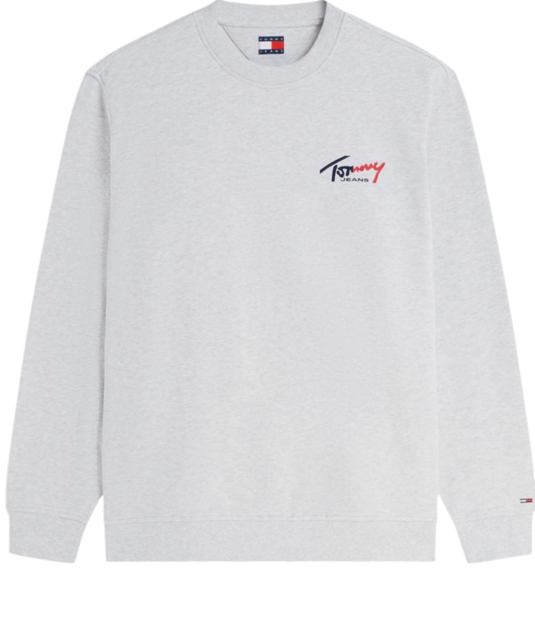 Tommy Hilfiger - Ανδρικό Φούτερ Entry Sign Regular Fit DM0DM23116-P08 Γκρι
