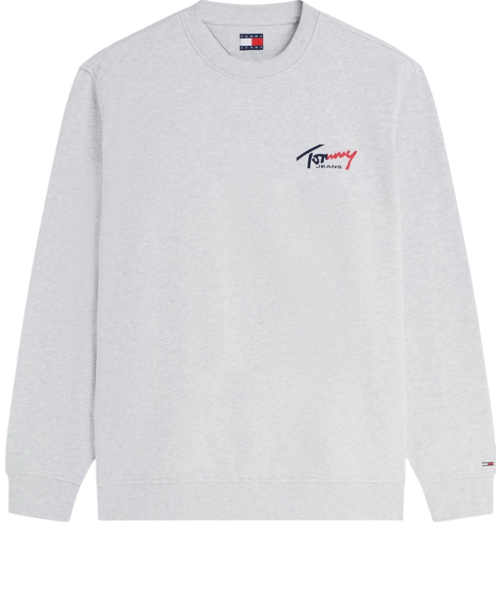 Tommy Hilfiger - Ανδρικό Φούτερ Entry Sign Regular Fit DM0DM23116-P08 Γκρι