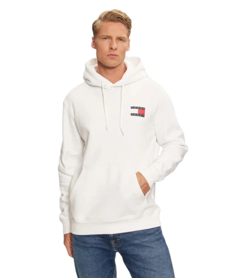Tommy Hilfiger - Ανδρικό Φούτερ Essential DM0DM20738-YBR Λευκό
