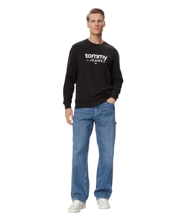 Tommy Hilfiger - Ανδρικό Φούτερ Graphic DM0DM23392-BDS Μαύρο