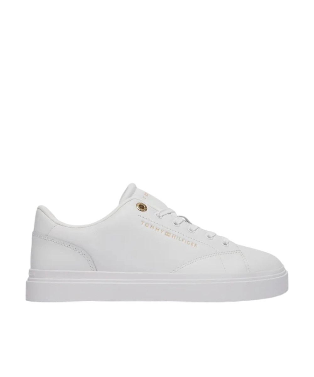 Tommy Hilfiger - Γυναικεία Sneakers Th Feminine Cupsole Leather FW0FW09105-YBS Λευκό