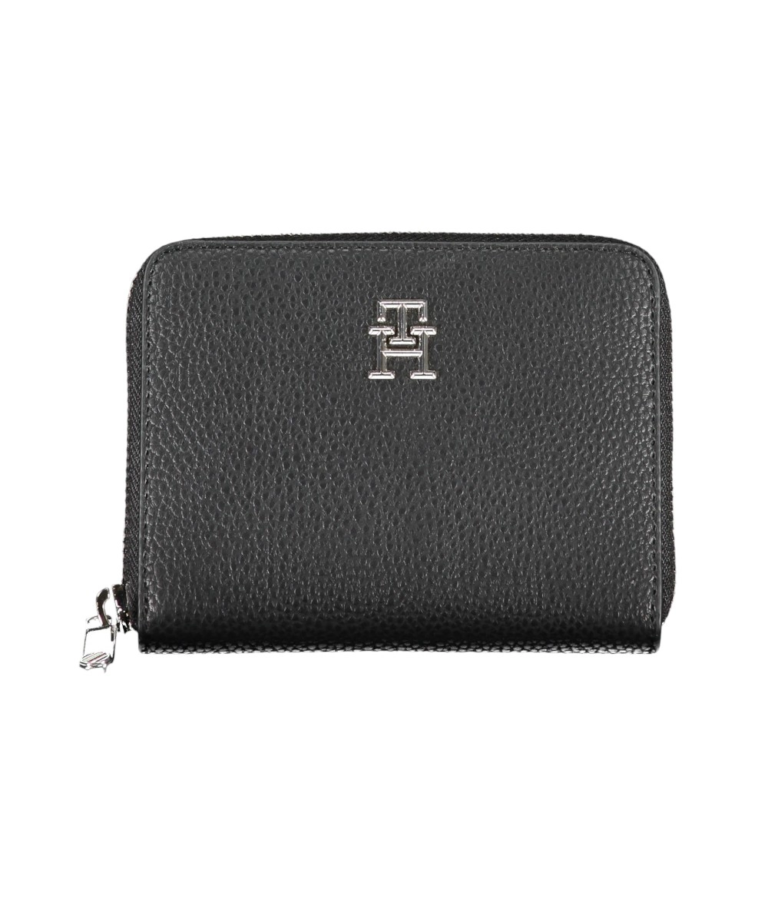 Tommy Hilfiger - Γυναικείο Πορτοφόλι Black Th Emblem Med Za AW0AW14892-BDS Mαύρο