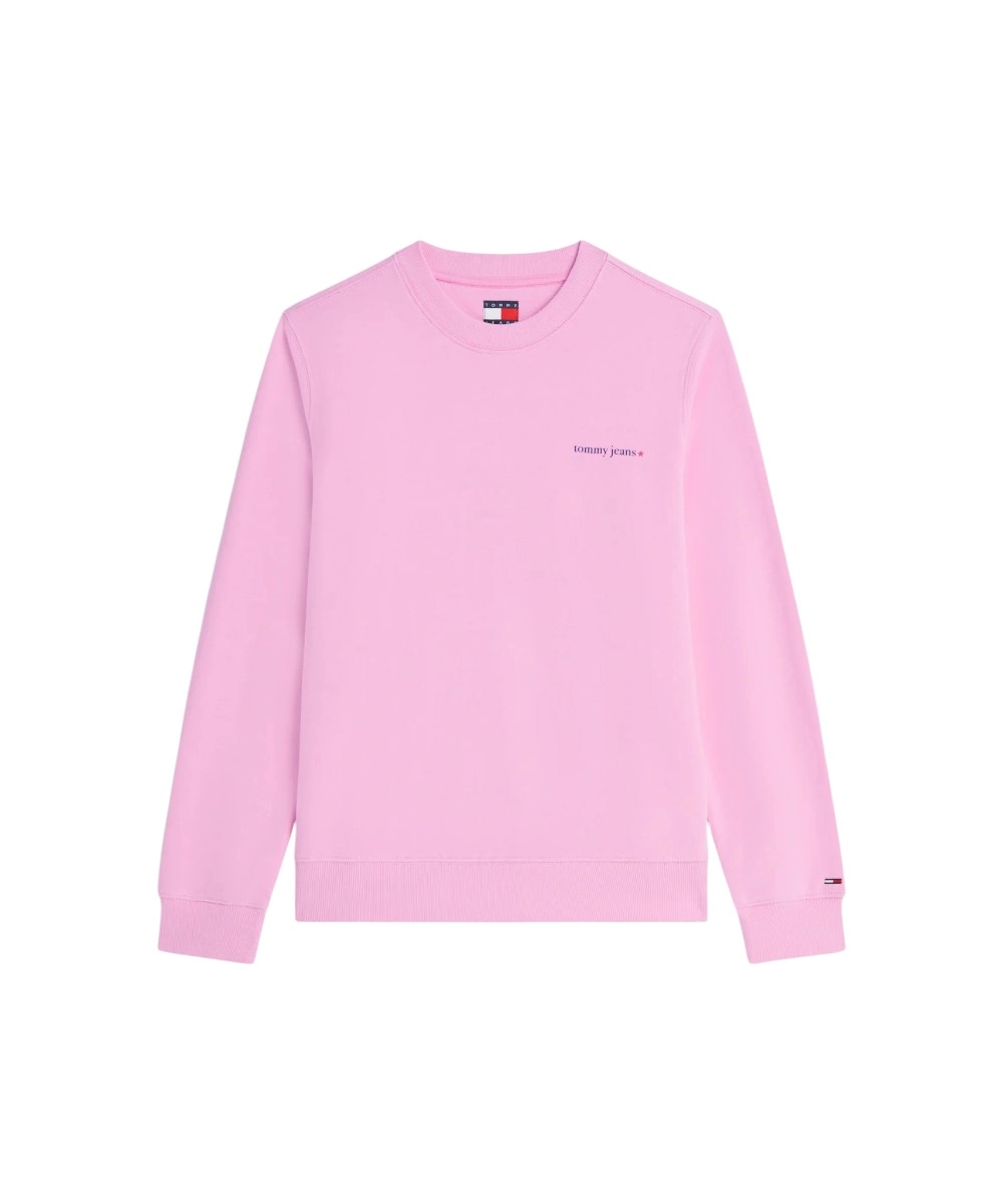 Tommy Hilfiger - Γυναικείο Φούτερ Essential Logo Regular Fit DW0DW22829-TOU Ροζ