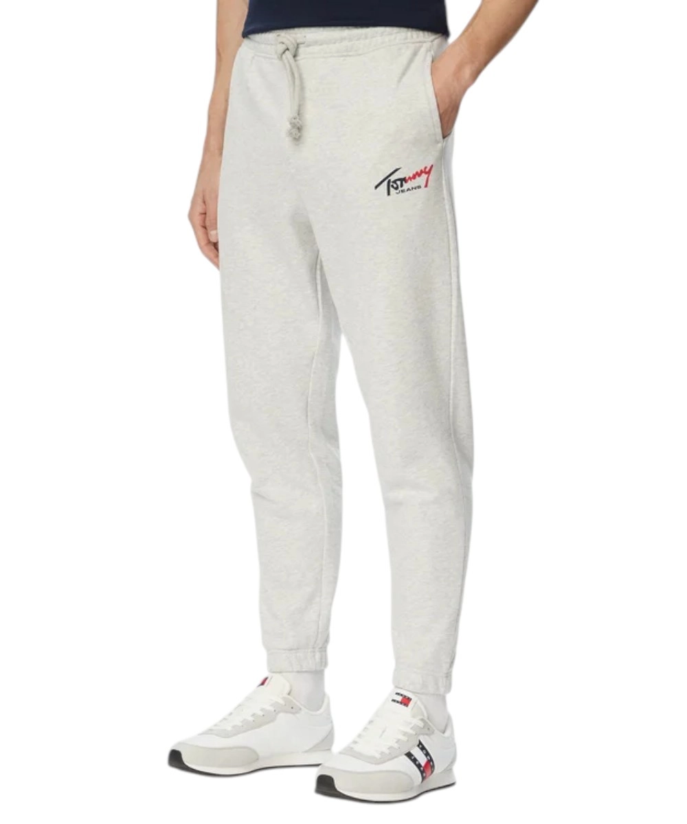 Tommy Hilfiger - Παντελόνι Φόρμας Signature Regular Fit DM0DM23903-P08 Γκρι
