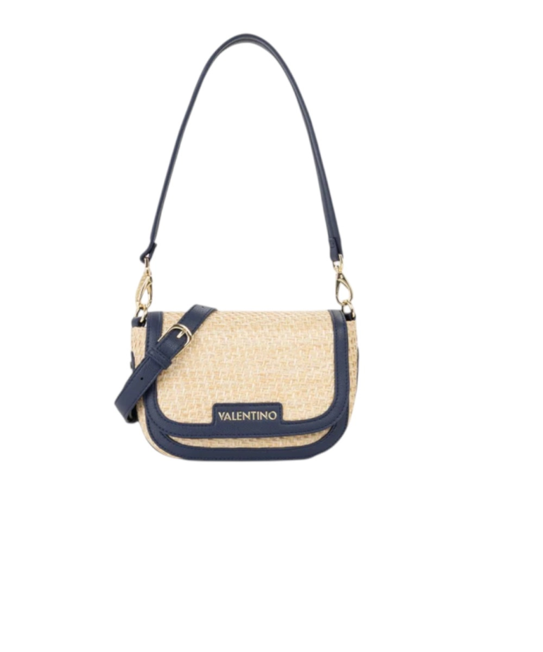 Valentino Bags - Γυναικεία Τσάντα Ώμου Demetra VBS9R909-H79 Μπεζ/Μπλε